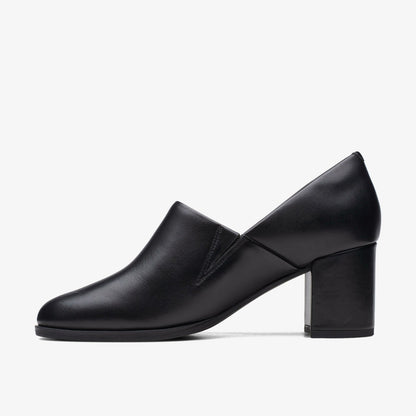 Freva 55 Lily Black Leather | Clarks For Sale