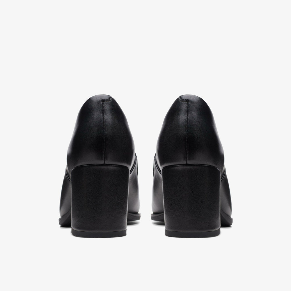 Freva 55 Lily Black Leather | Clarks For Sale