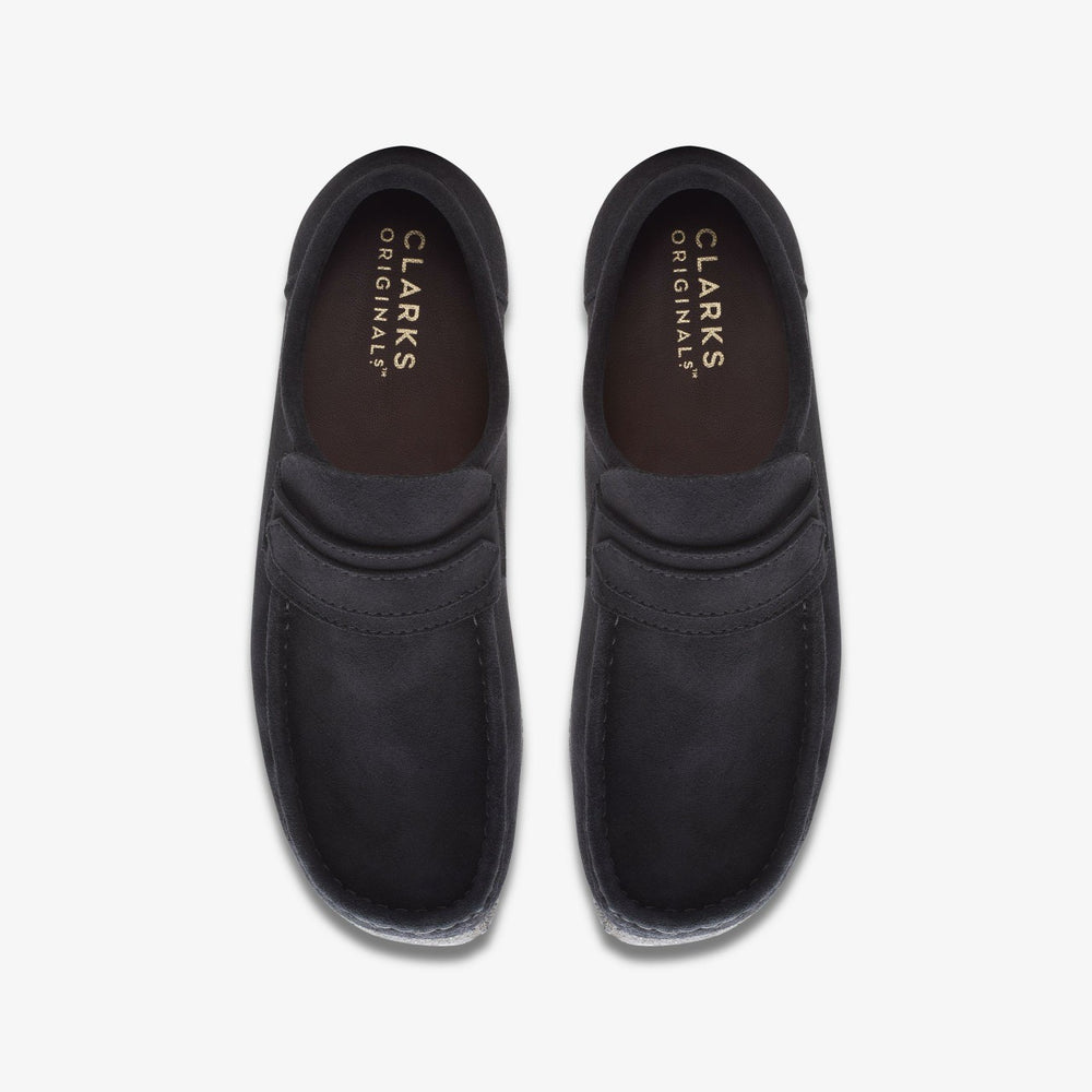 Wallabee Loafer Black Suede | Clarks US