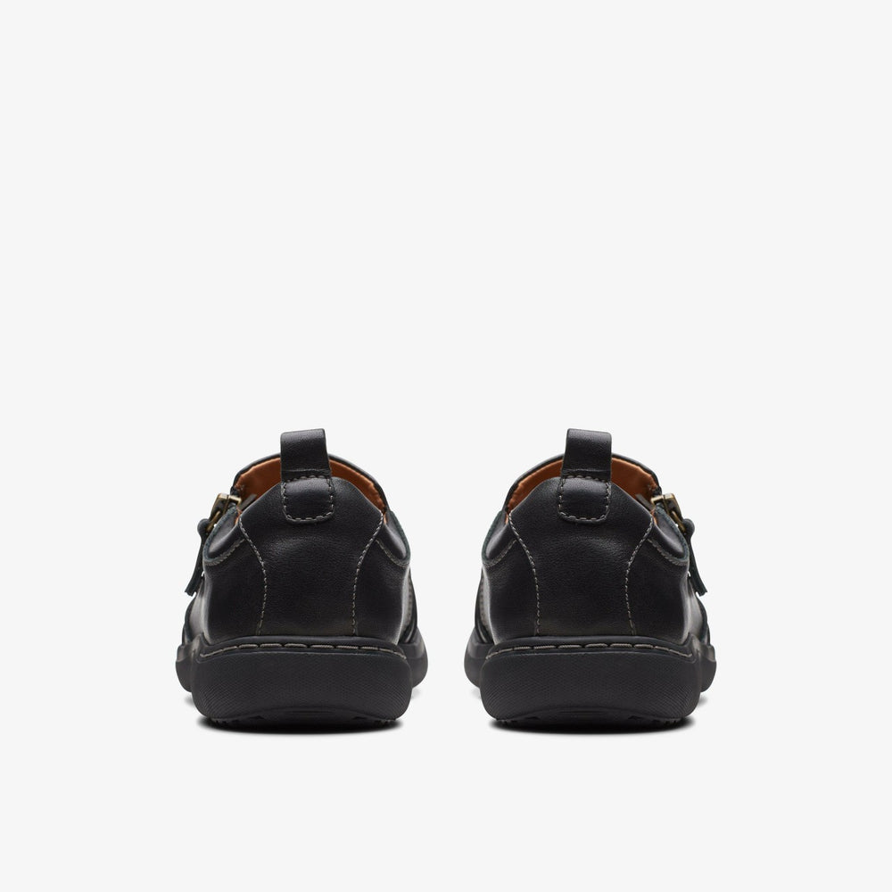 Nalle Lilac Black Leather | Clarks Onsale
