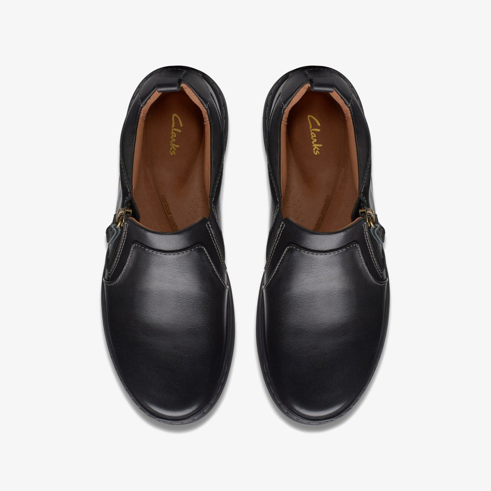 Nalle Lilac Black Leather | Clarks Onsale