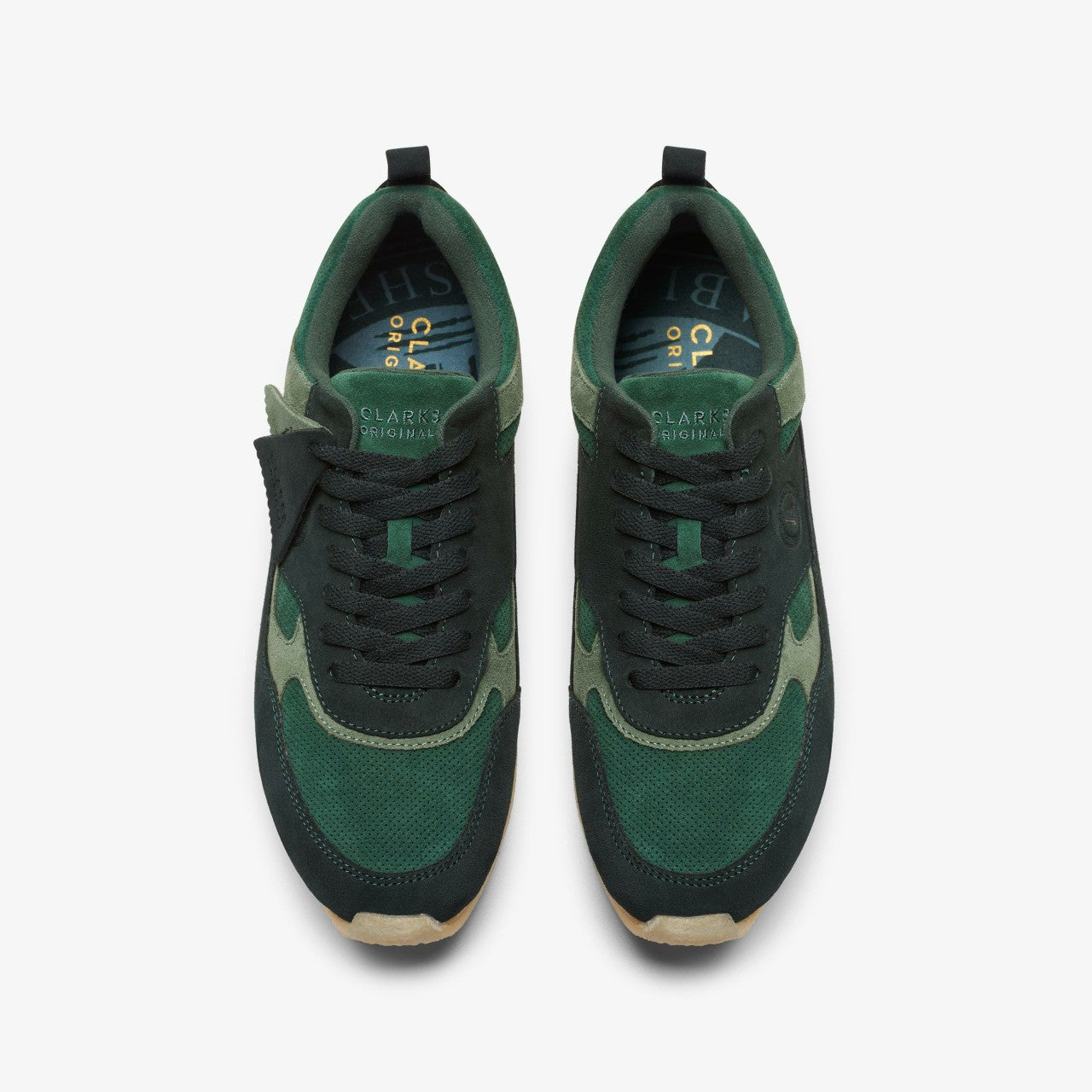 Lockhill Dark Green Combination | Clarks For Sale