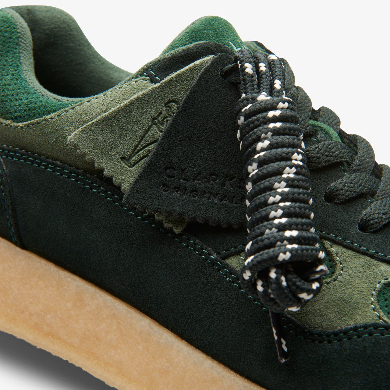 Lockhill Dark Green Combination | Clarks For Sale