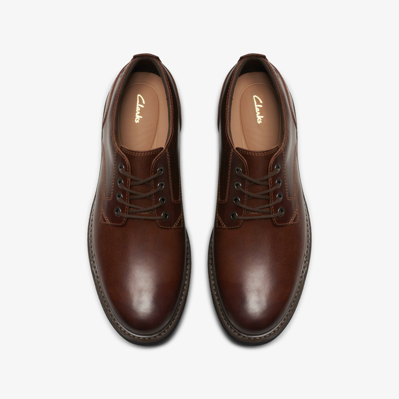 Batcombe Tie Dark Tan Leather | Clarks Sale