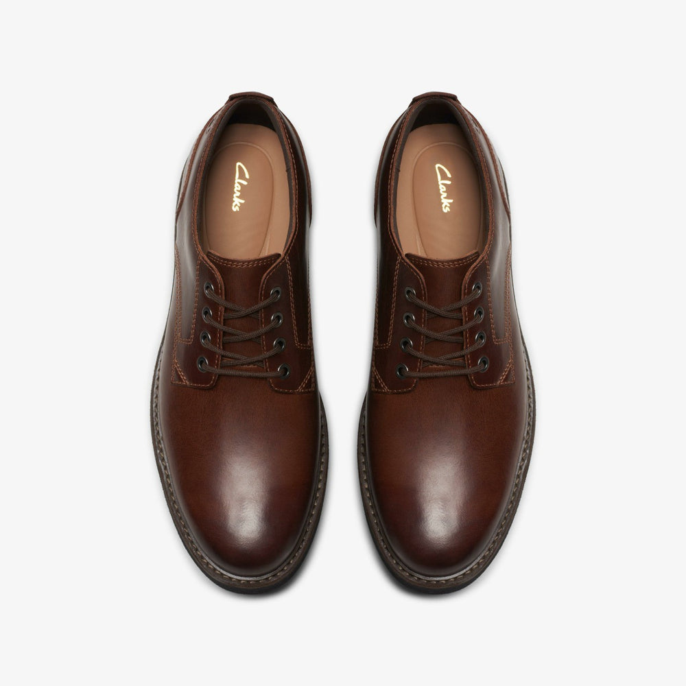 Batcombe Tie Dark Tan Leather | Clarks Sale