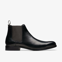 Craft Arlo Top Chelsea Boot Black Leather | Clarks
