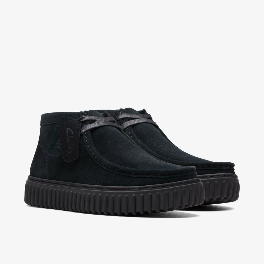 Torhill Hi Black Suede | Clarks For Sale