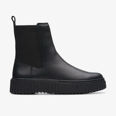 Torhill Maple Ankle Boot Black Leather | Clarks