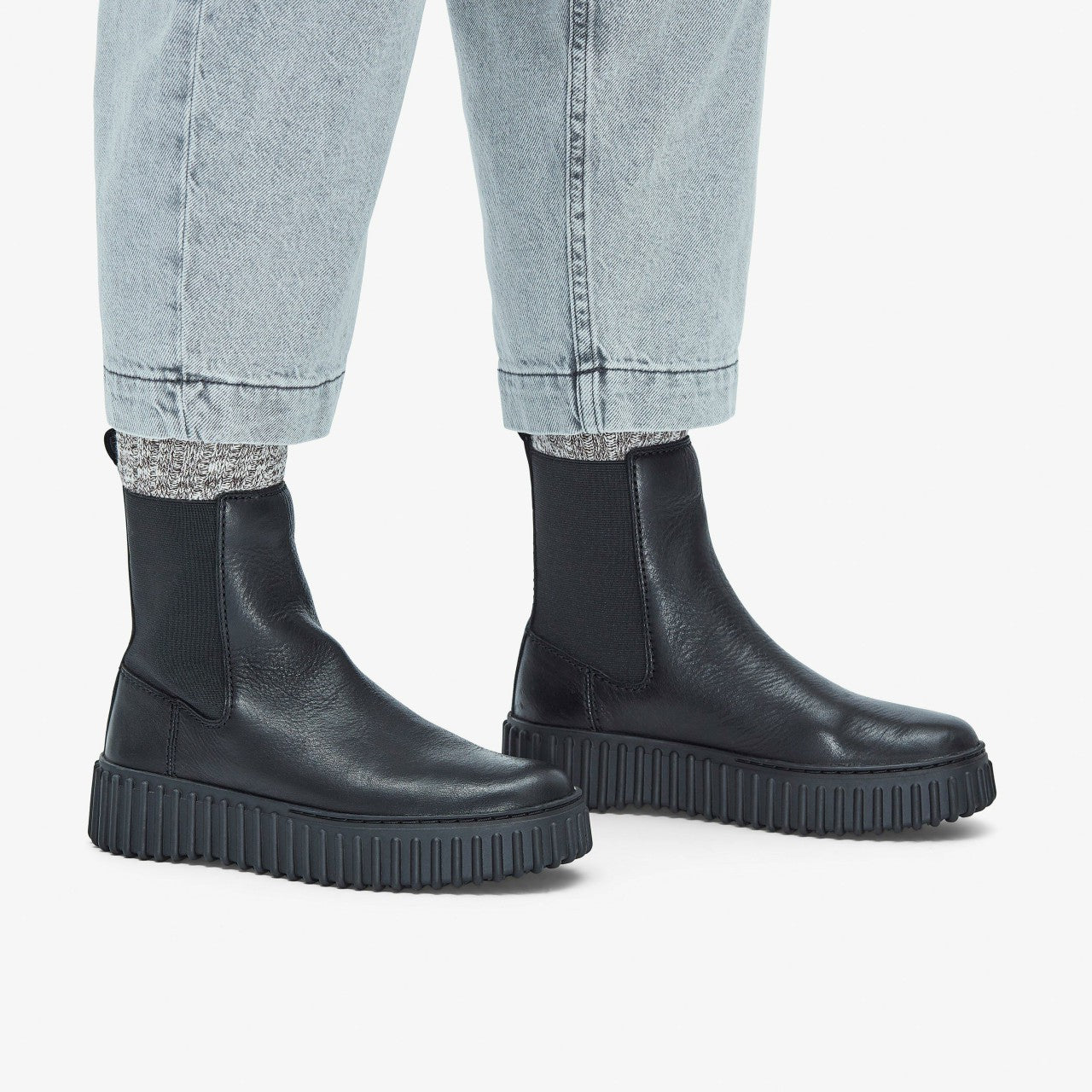 Torhill Maple Ankle Boot Black Leather | Clarks