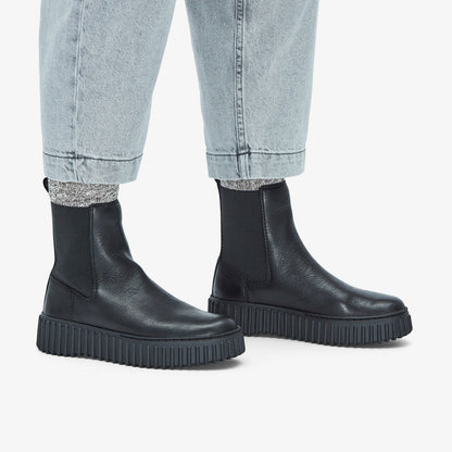 Torhill Maple Ankle Boot Black Leather | Clarks