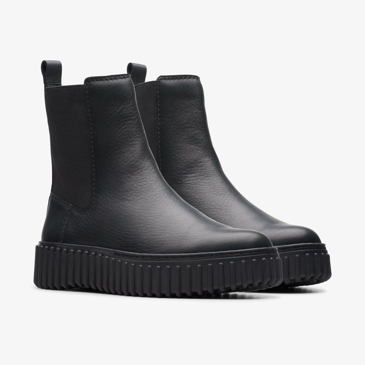 Torhill Maple Ankle Boot Black Leather | Clarks