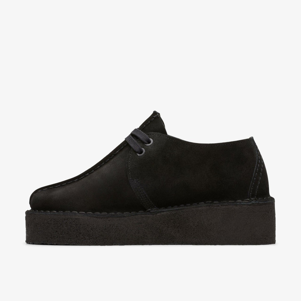 Trek Wedge Black Suede | Clarks Sale