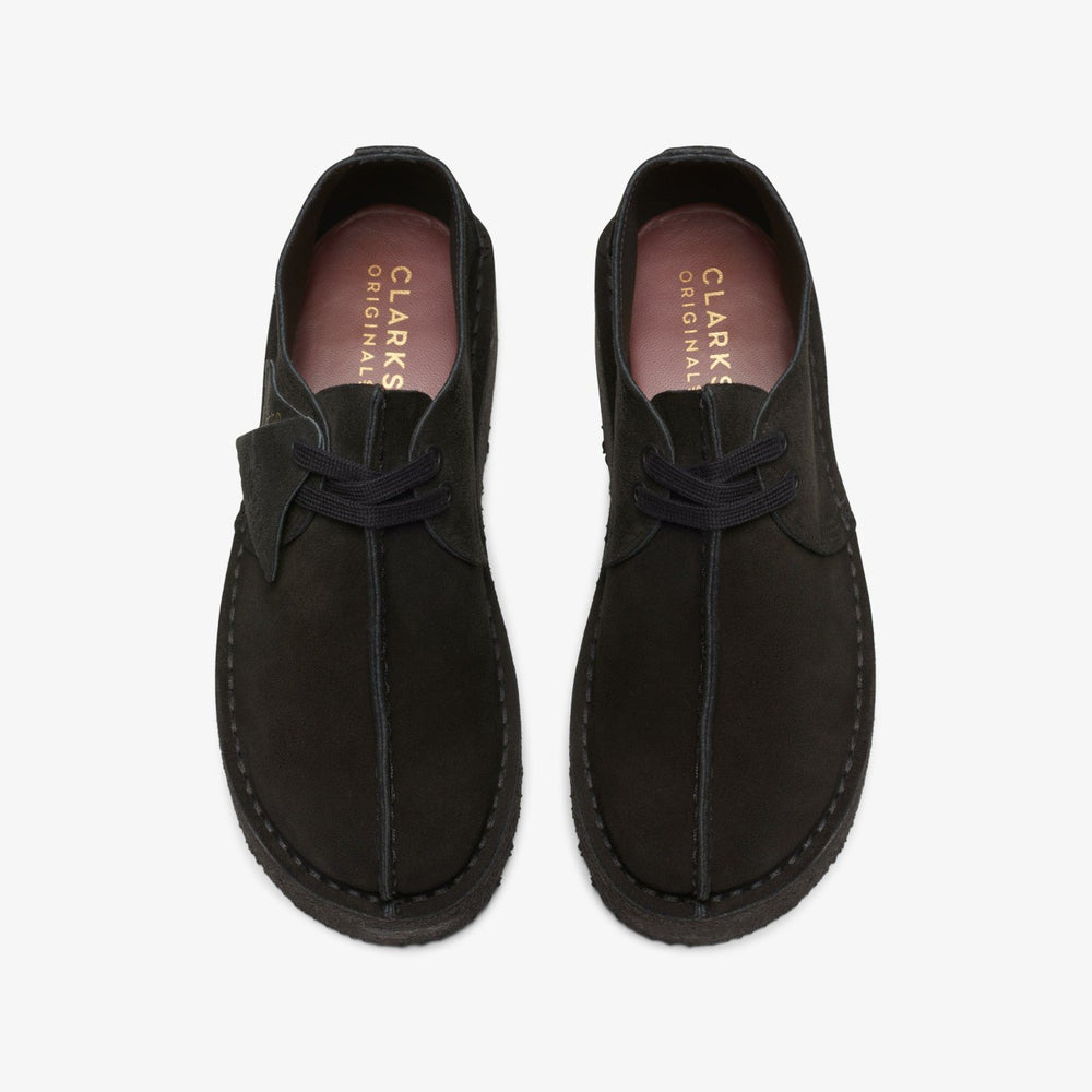 Trek Wedge Black Suede | Clarks Sale