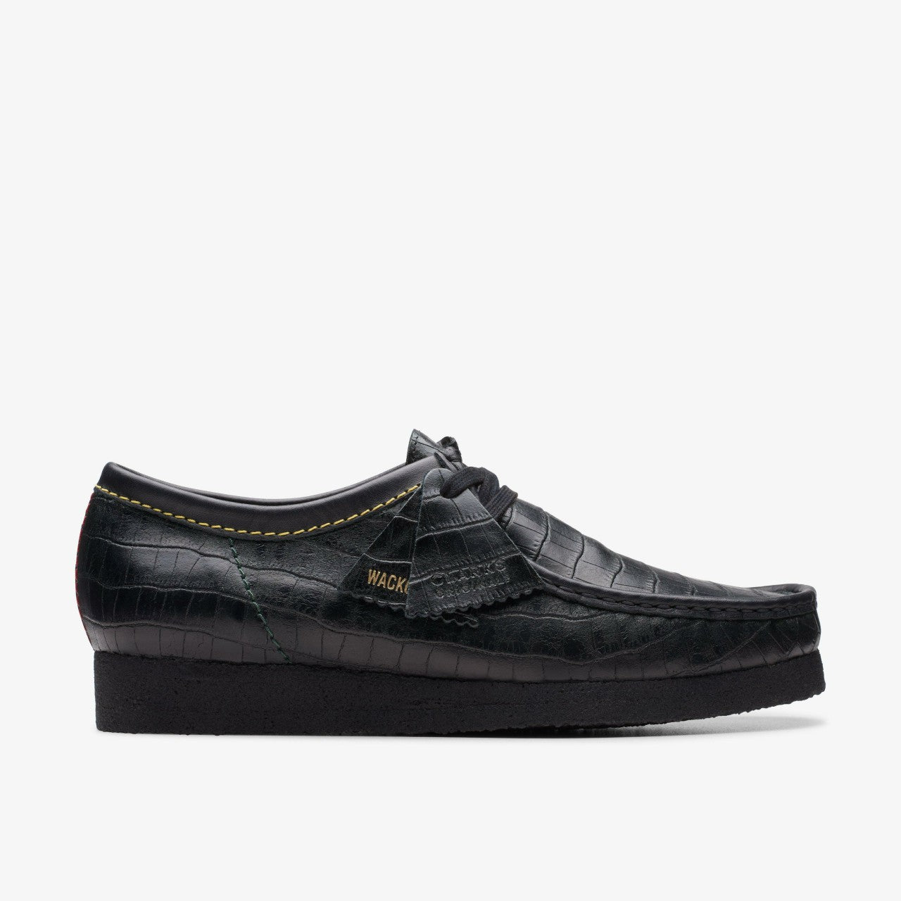 Wallabee Black Crocodile | Clarks Onsale