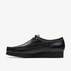 Wallabee Black Crocodile | Clarks Onsale