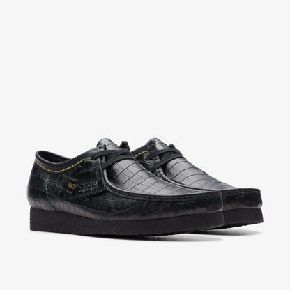 Wallabee Black Crocodile | Clarks Onsale