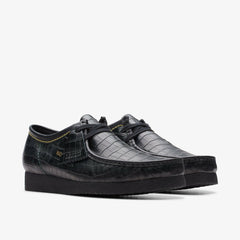 Wallabee Black Crocodile | Clarks Onsale