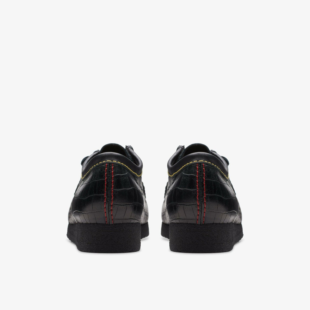 Wallabee Black Crocodile | Clarks Onsale