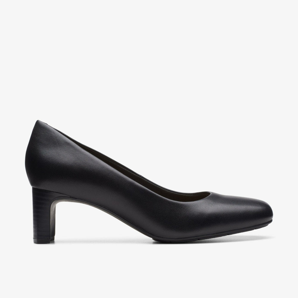 Kyndall Iris Black Leather | Clarks Onsale
