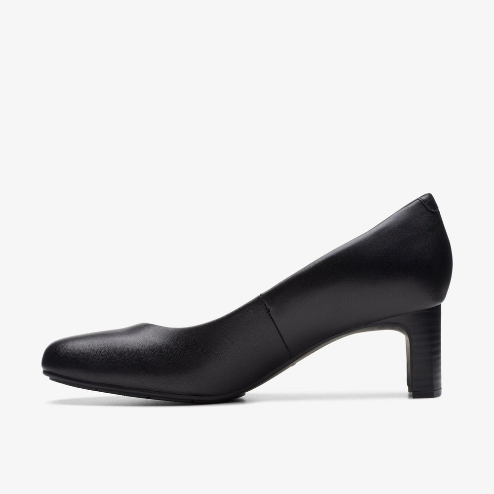 Kyndall Iris Black Leather | Clarks Onsale