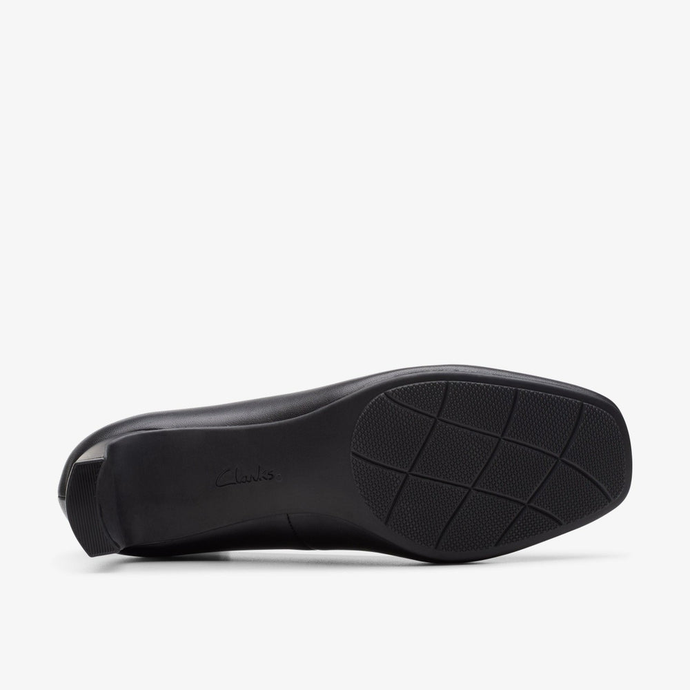 Kyndall Iris Black Leather | Clarks Onsale