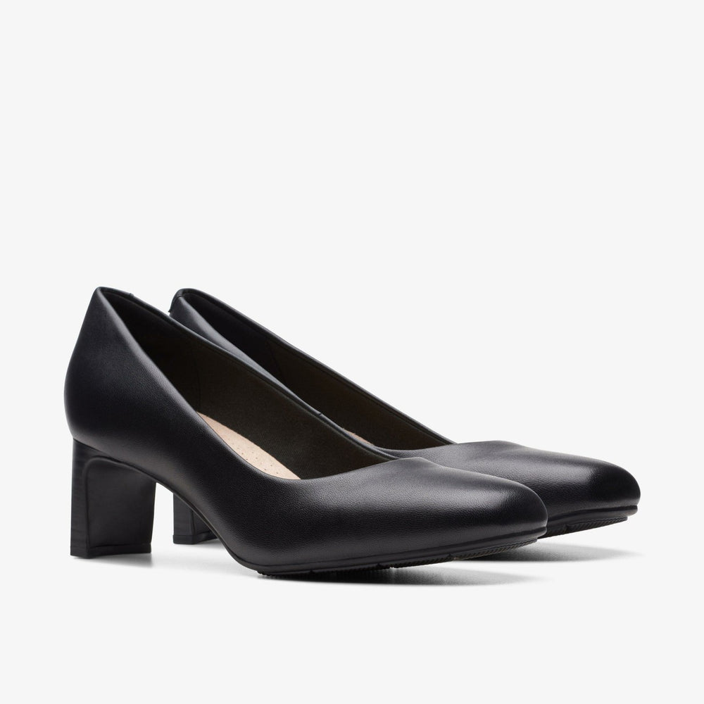 Kyndall Iris Black Leather | Clarks Onsale