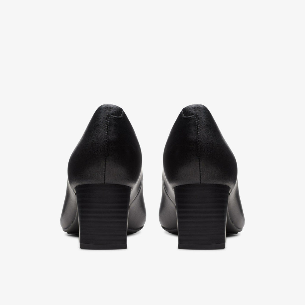 Kyndall Iris Black Leather | Clarks Onsale