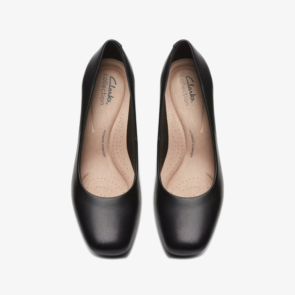 Kyndall Iris Black Leather | Clarks Onsale