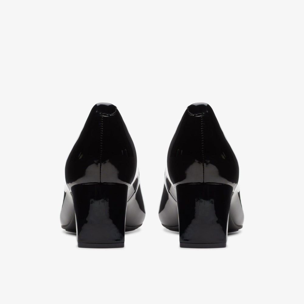 Kyndall Iris Black Patent | Clarks Sale
