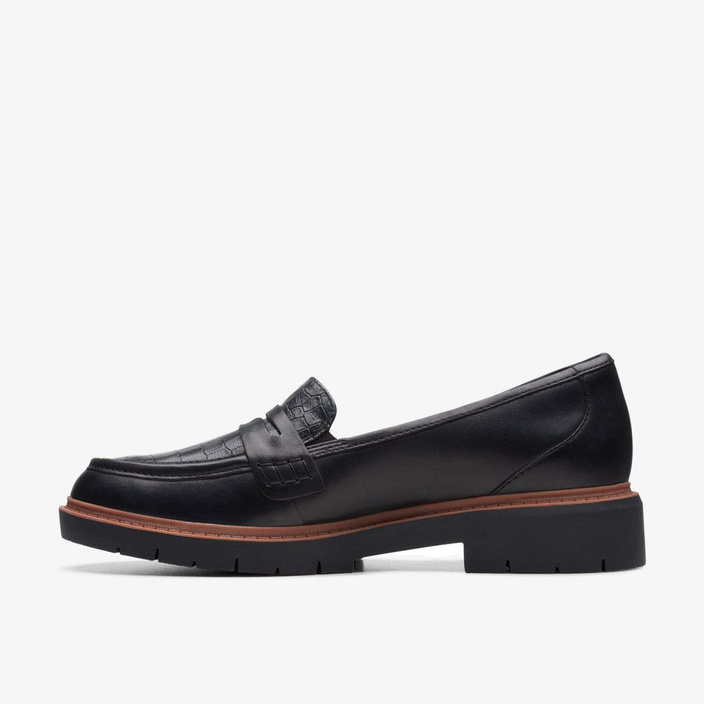 Westlynn Ayla Black Leather | Clarks Discount