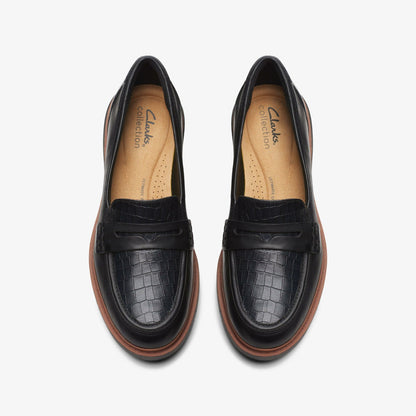 Westlynn Ayla Black Leather | Clarks Discount