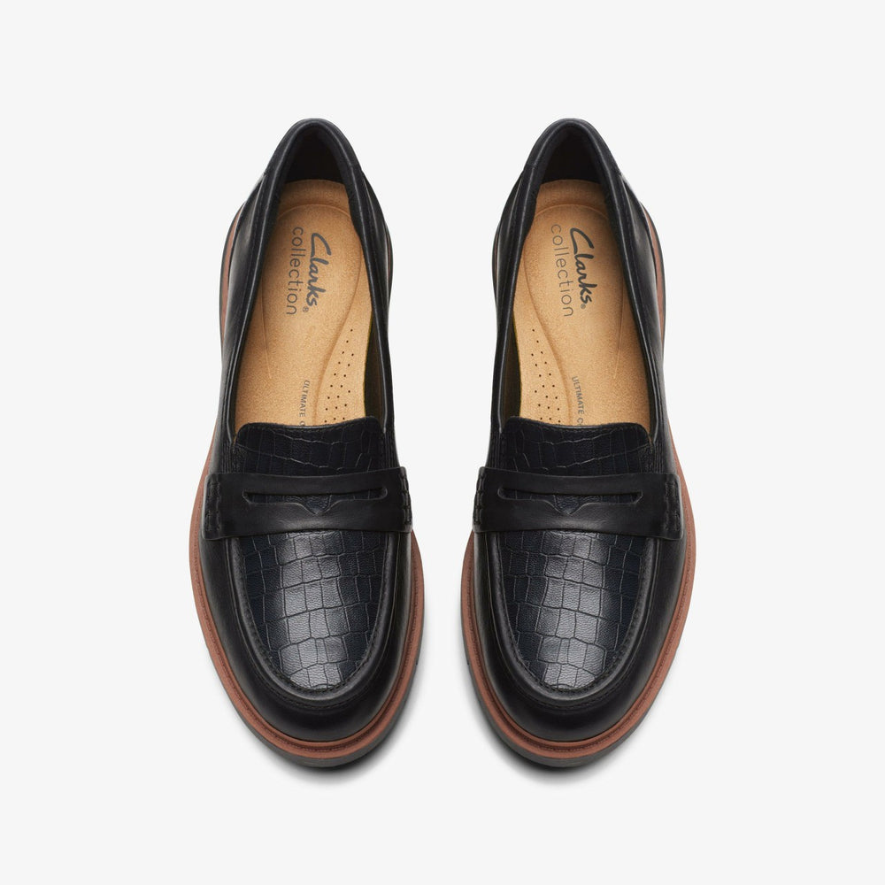 Westlynn Ayla Black Leather | Clarks Discount