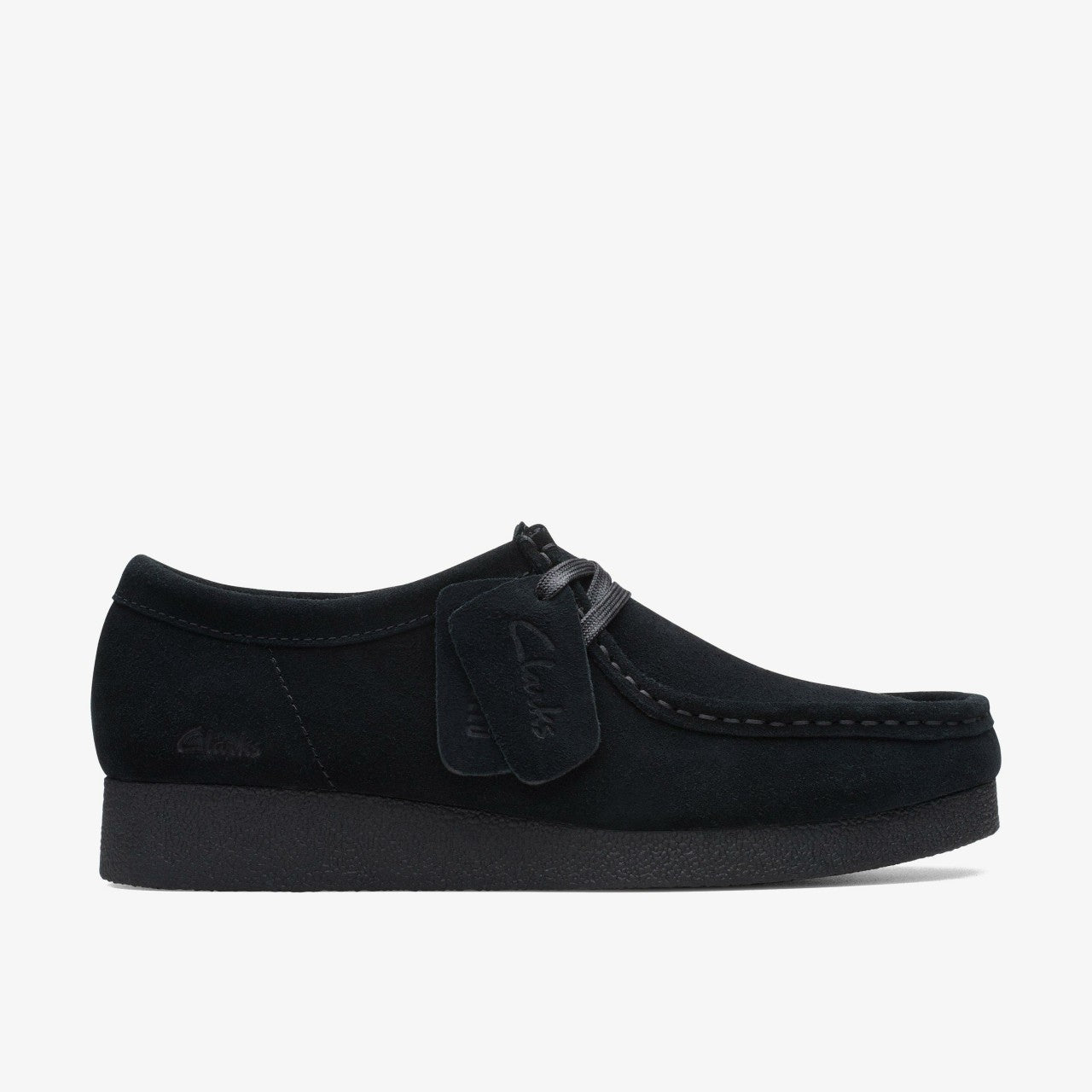 Wallabee EVO Shoe Black Suede | Clarks
