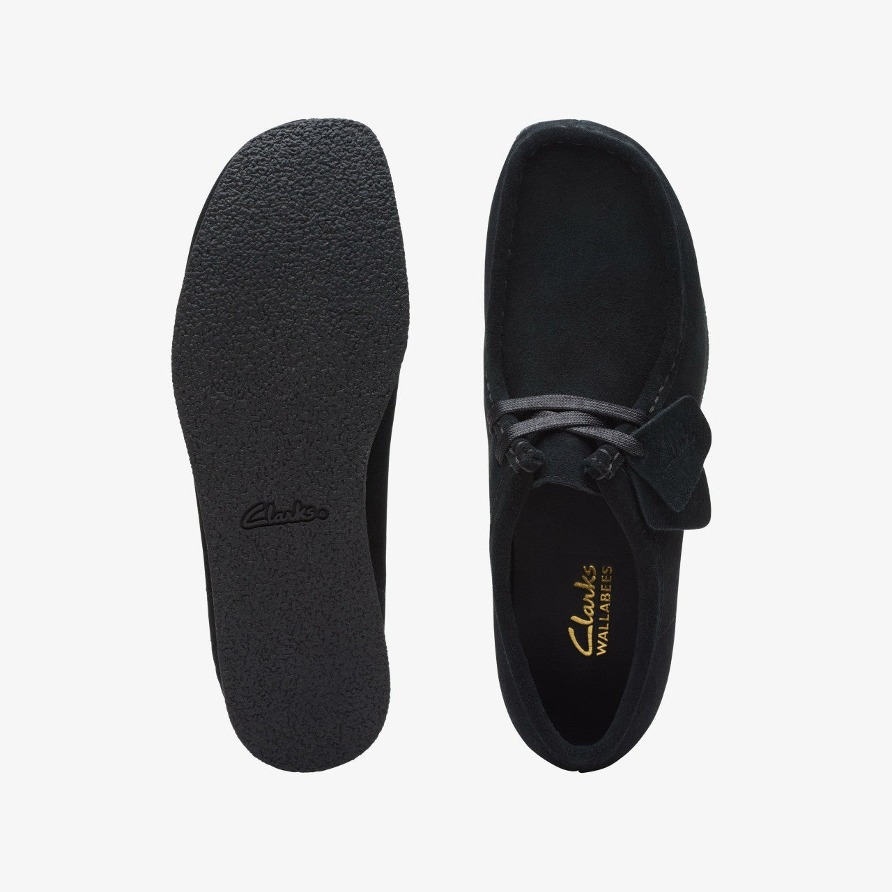 Wallabee EVO Shoe Black Suede | Clarks