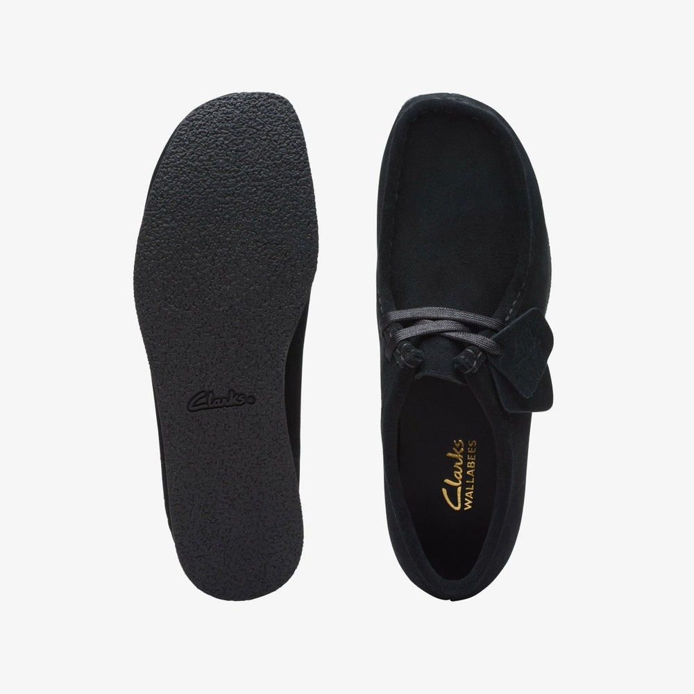 Wallabee EVO Shoe Black Suede | Clarks