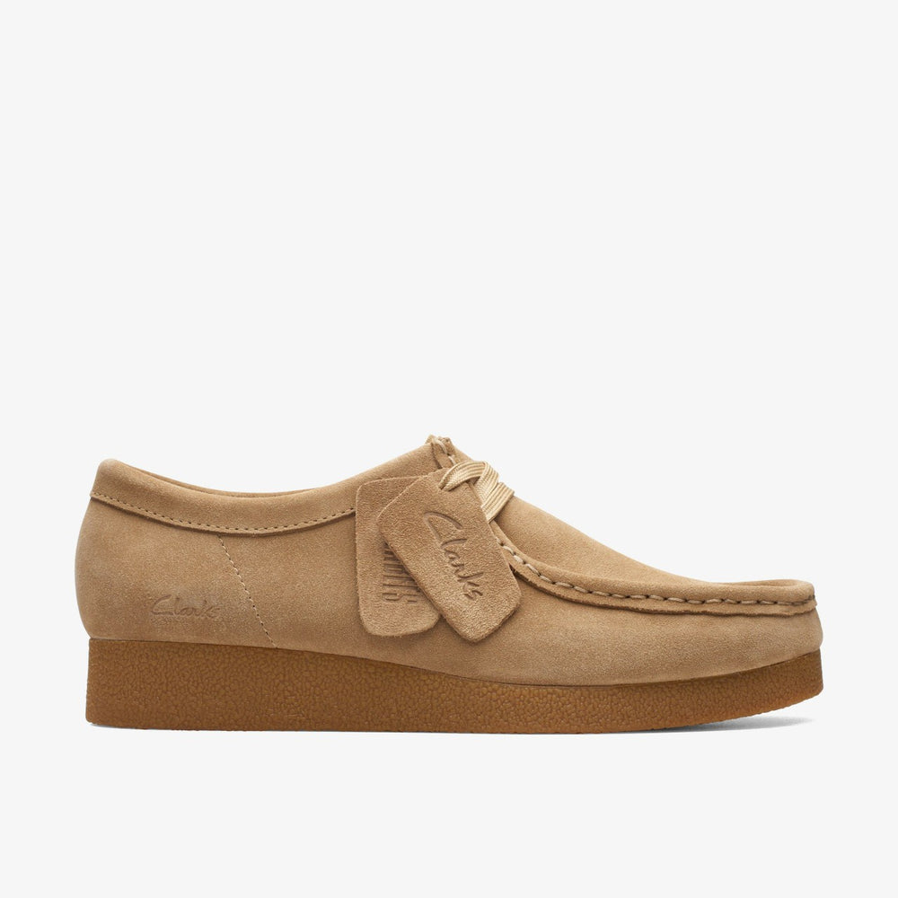 Wallabee EVO Shoe Dark Sand Suede | Clarks US