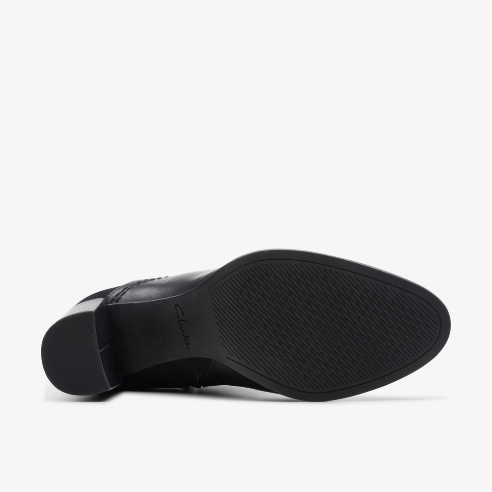 Freva 85 Buckle Black Leather | Clarks US