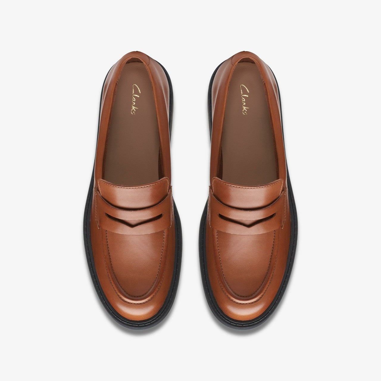 Orinoco 2 Penny Loafer Dark Tan Leather | Clarks For Sale