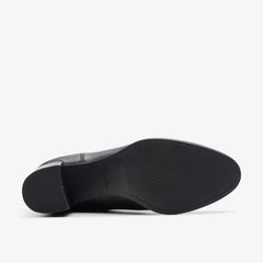Freva 55 Zip Ankle Boot Black Leather | Clarks Onsale