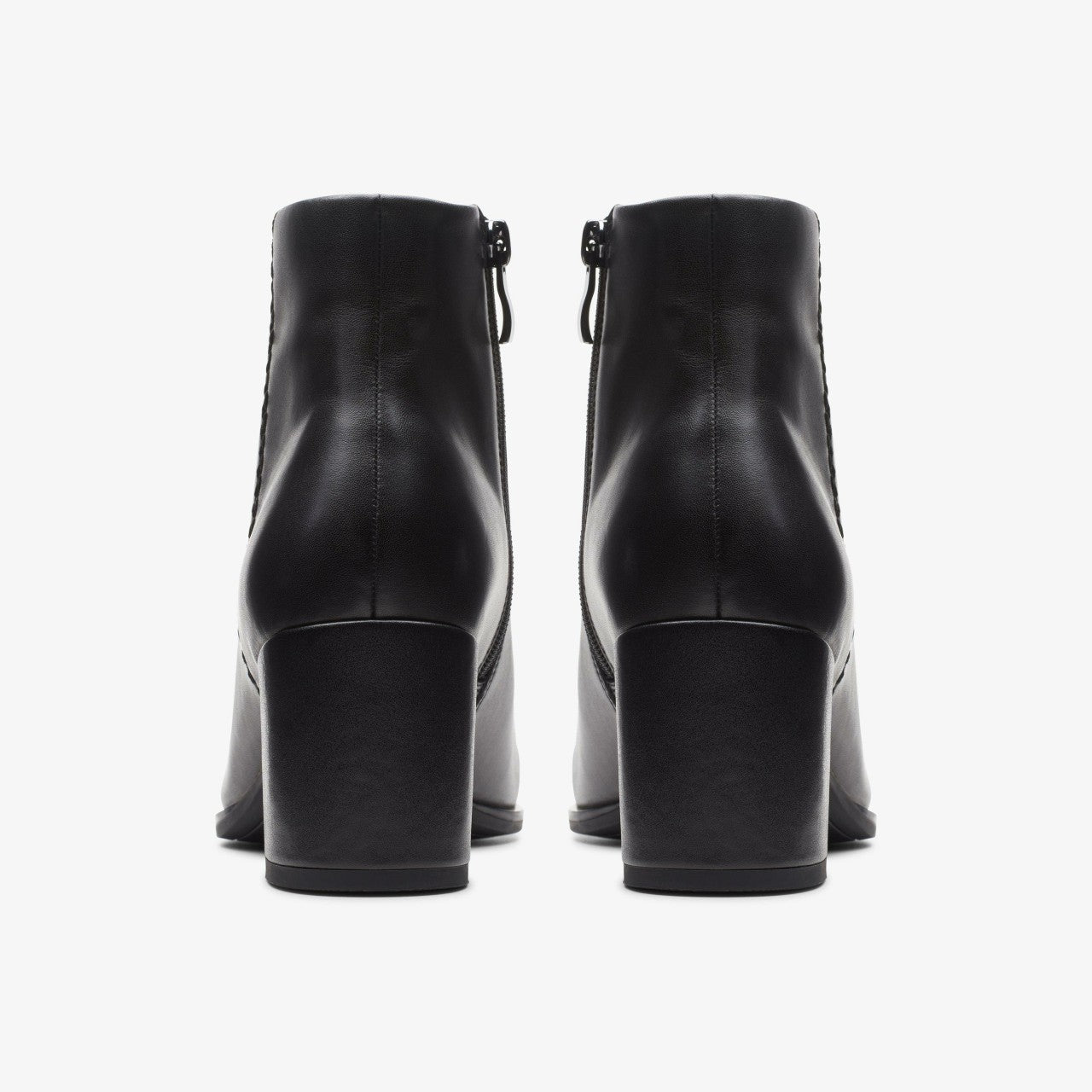 Freva 55 Zip Ankle Boot Black Leather | Clarks Onsale