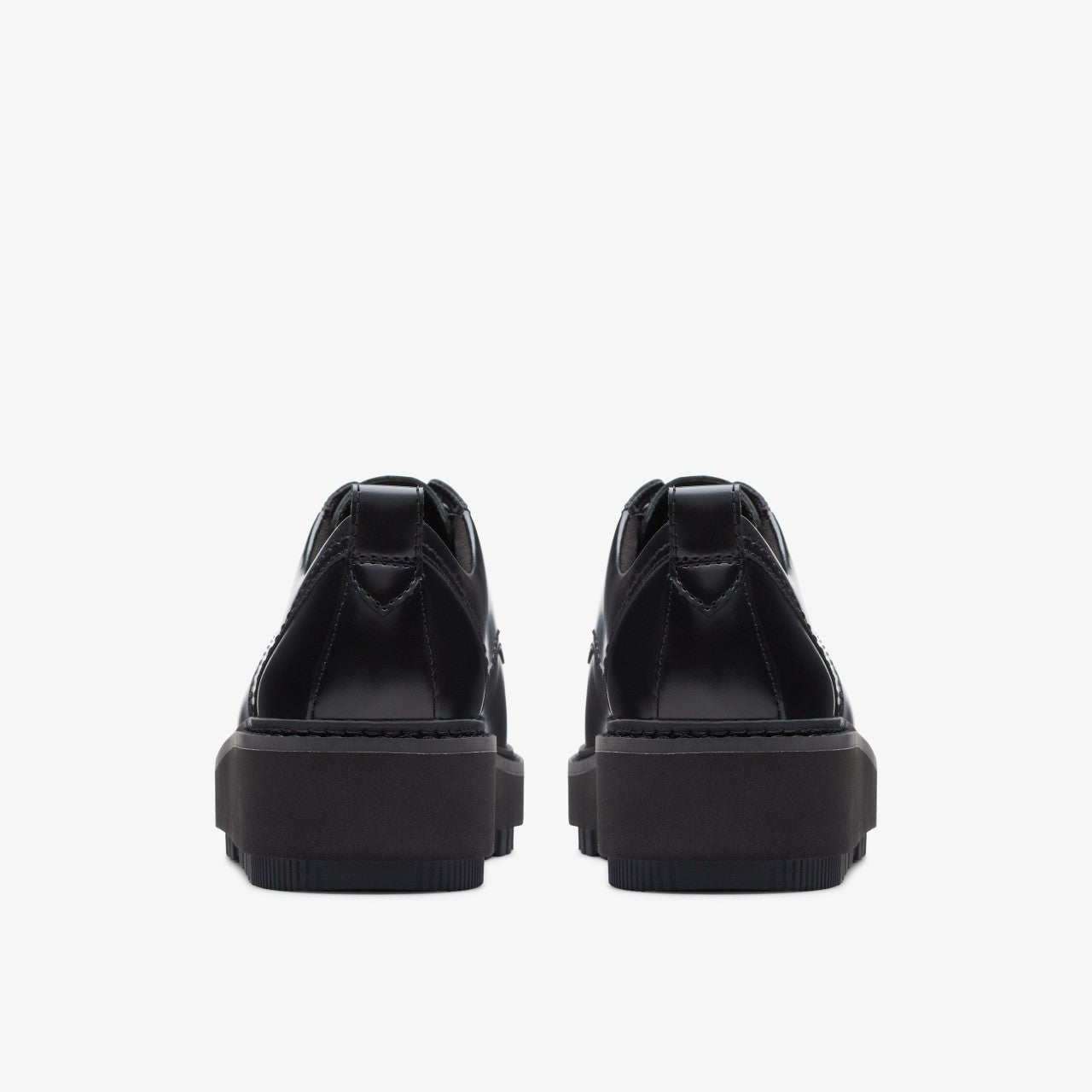 Orianna W Derby Black Leather | Clarks Discount
