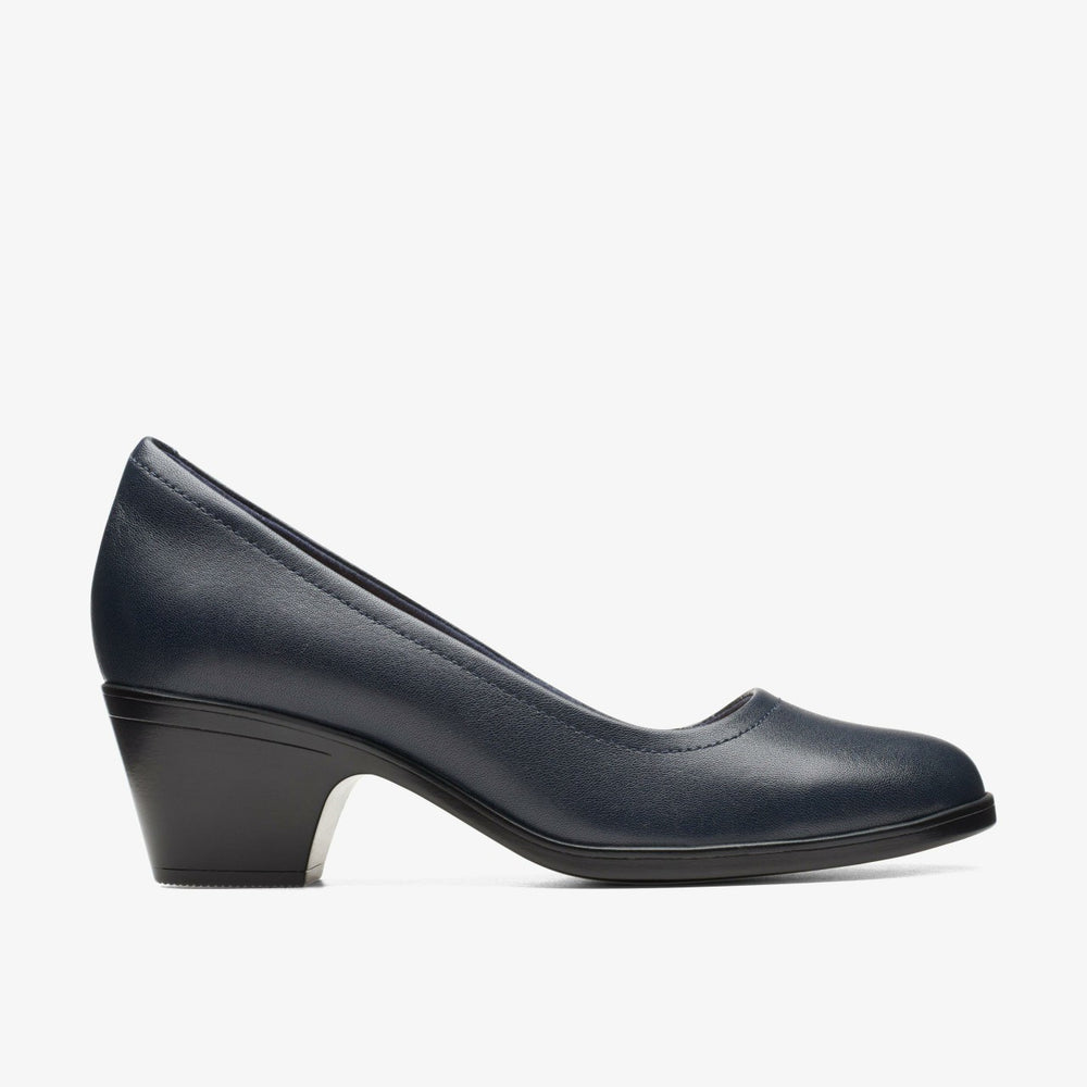 Emily2 Ruby Navy Leather | Clarks For Sale
