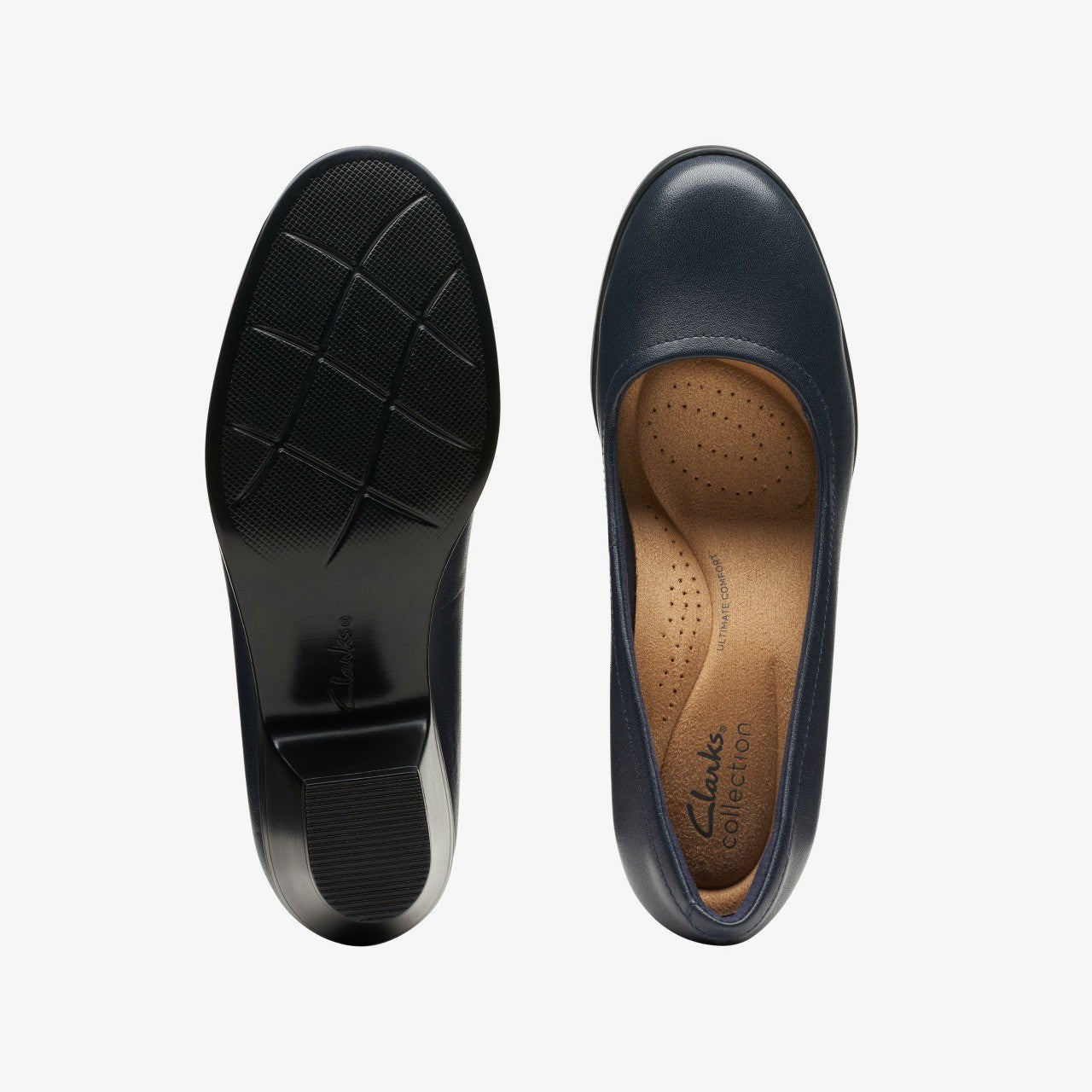 Emily2 Ruby Navy Leather | Clarks For Sale
