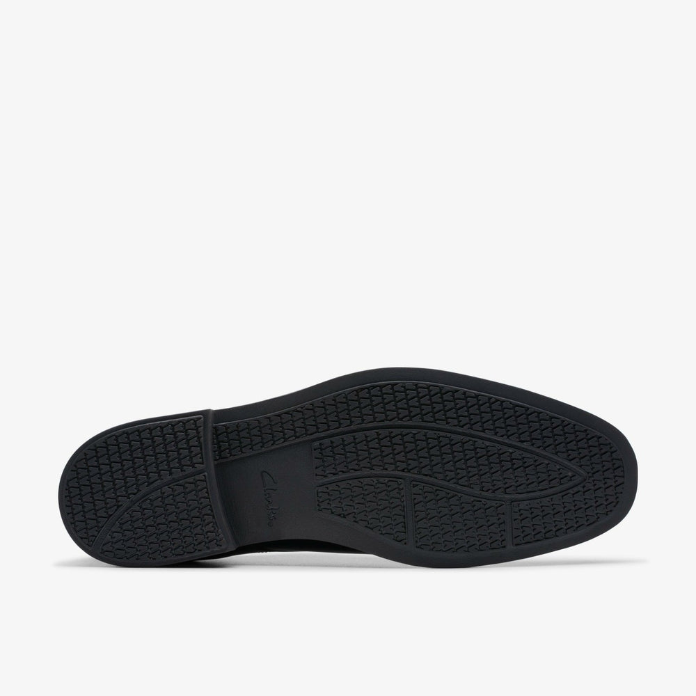 Howard Over Black Leather | Clarks Onsale