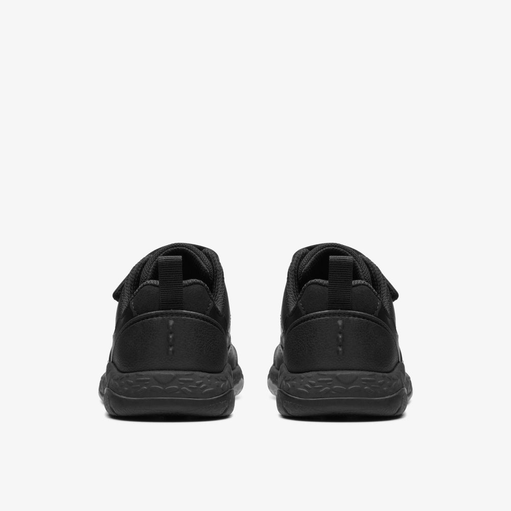 Steggy Stride Kid Black Leather | Clarks