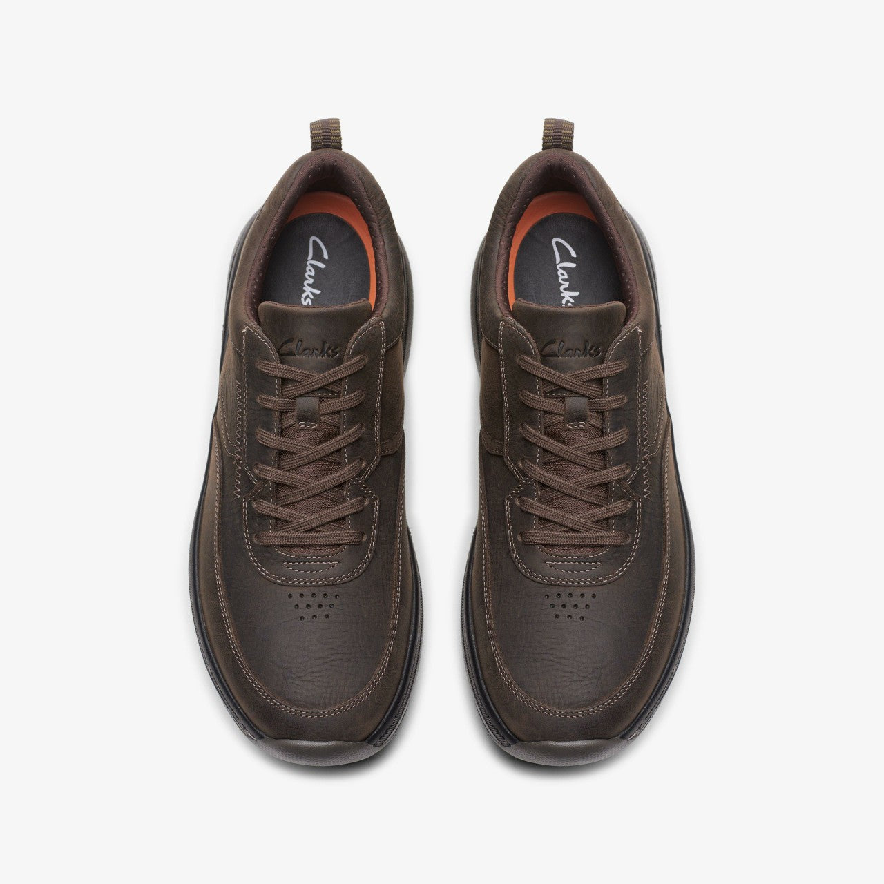 Clarks Pro Lace Dark Brown Tumbled | Clarks For Sale