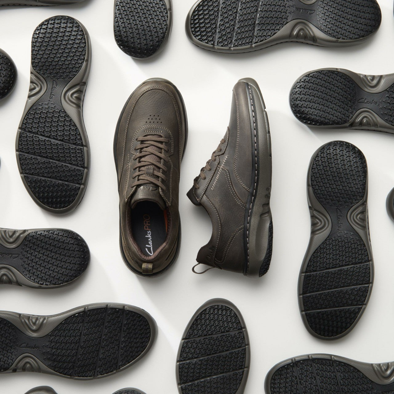 Clarks Pro Lace Dark Brown Tumbled | Clarks For Sale