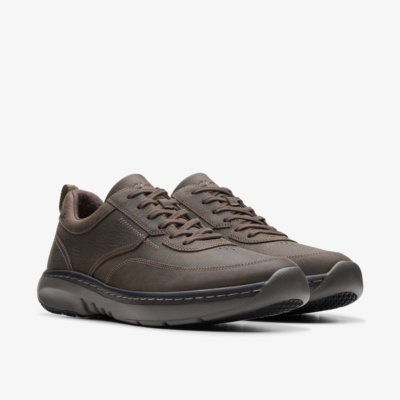 Clarks Pro Lace Dark Brown Tumbled | Clarks For Sale
