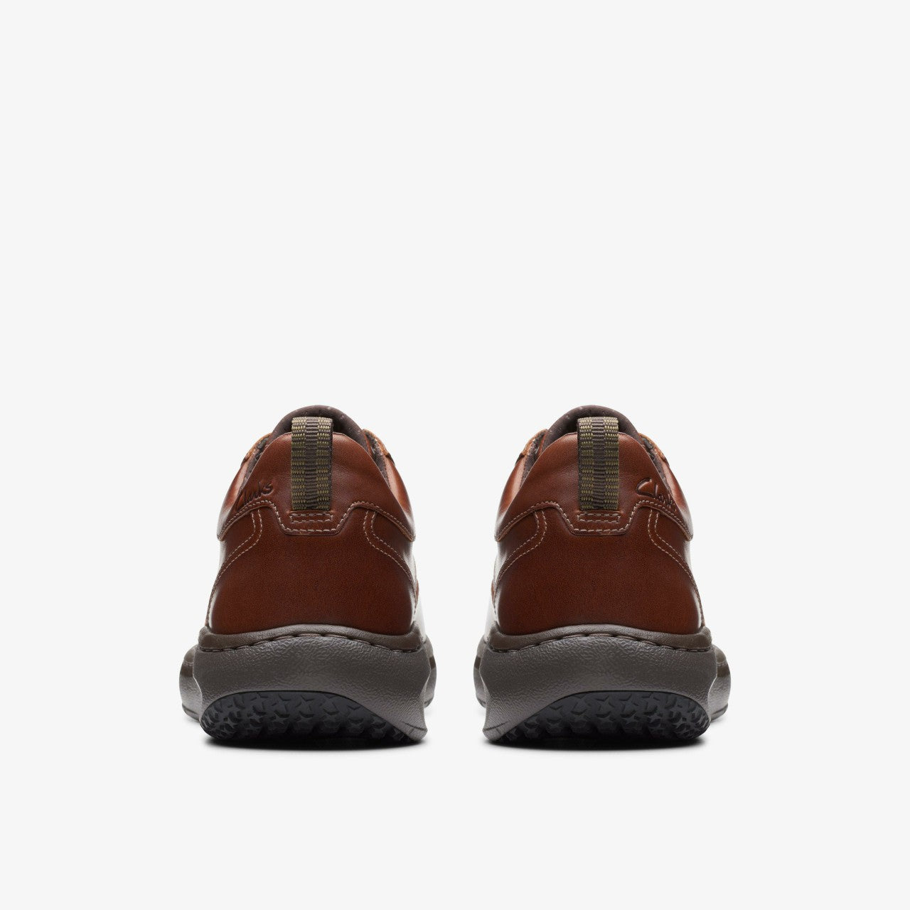 Clarks Pro Lace Dark Tan Leather | Clarks Onsale