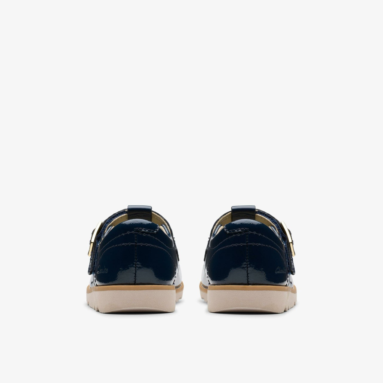 Crown Print Toddler Navy Patent | Clarks Onsale